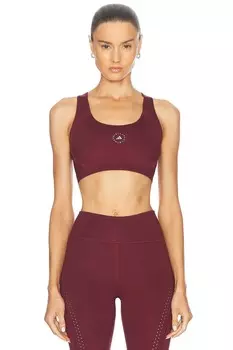 Спортивный бюстгальтер средней поддержки Truefunction Power Impact Training со средней поддержкой adidas by Stella McCartney, цвет Shadow Red