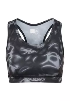 Спортивный бюстгальтер средней поддержки TWIST Hummel, цвет Black