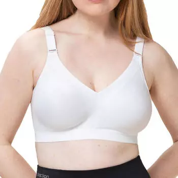 Спортивный бюстгальтер средней поддержки - Wellness N TRIACTION, цвет weiss