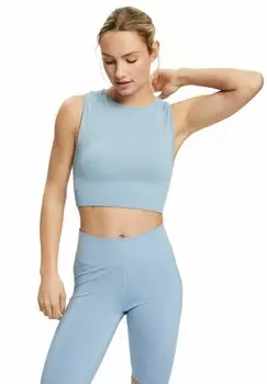 Спортивный бюстгальтер средней поддержки WIRELESS Esprit, цвет pastel blue