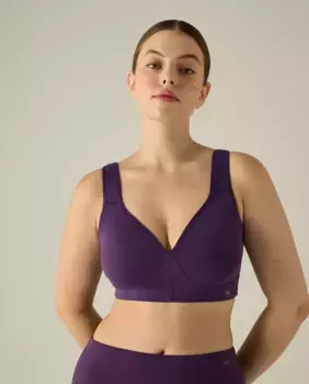 Спортивный бюстгальтер средней степени воздействия Ysabel Mora, фиолетовый