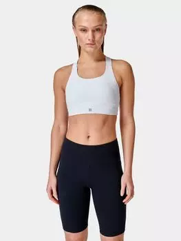 Спортивный бюстгальтер средней ударной нагрузки Sweaty Betty Power, белый
