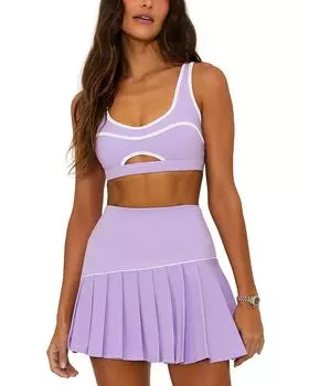 Спортивный бюстгальтер средней жесткости Moxie Beach Riot, фиолетовый