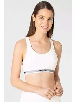 Спортивный бюстгальтер super.natural, белый