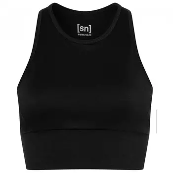 Спортивный бюстгальтер Super Natural Women's Liquid Flow Top, цвет Jet Black