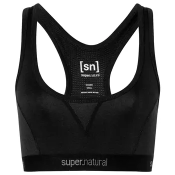 Спортивный бюстгальтер Super Natural Women's Tundra 220 Semplice Bra, цвет Jet Black