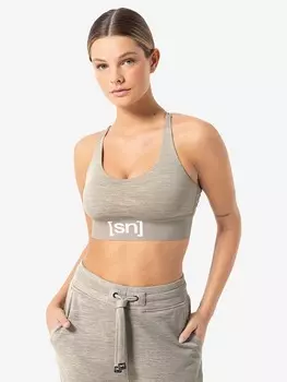 Спортивный бюстгальтер Super super.natural, бежевый