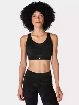 Спортивный бюстгальтер Sweaty Betty Power Icon High Impact Running, цвет black camo