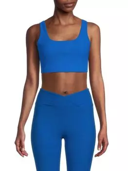 Спортивный бюстгальтер тепловой вязки Go To Waffle Year Of Ours, синий