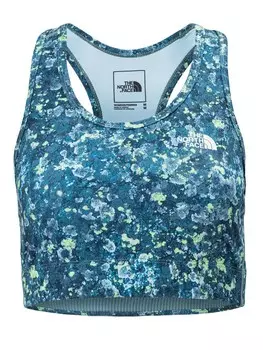 Спортивный бюстгальтер The North Face W PRINTED MIDLINE, синий