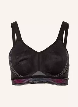 Спортивный бюстгальтер triaction cardio flow Triumph, цвет SCHWARZ/PINK