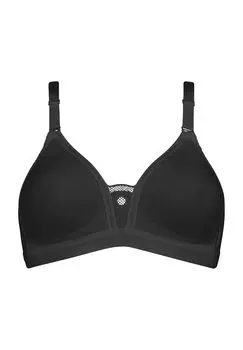 Спортивный бюстгальтер Triaction Trophy N для женщин, оптимизированное впитывание влаги triaction BY Triumph, черный