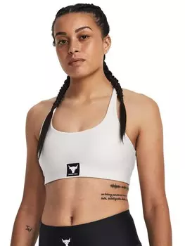 Спортивный бюстгальтер Under Armour Pjt Rck All Train Crsbck, белый