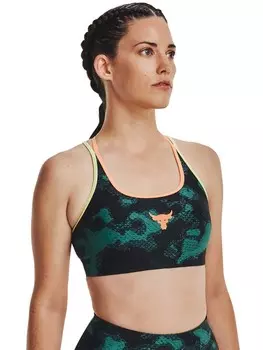 Спортивный бюстгальтер Under Armour Pjt Rock Crsbck Nov Pt, зеленый
