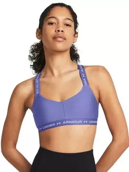 Спортивный бюстгальтер Under Armour UA Crossback Low, фиолетовый