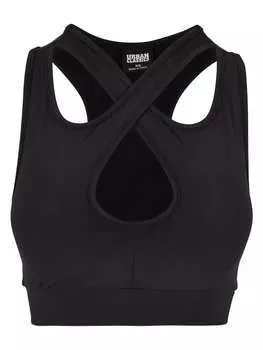Спортивный бюстгальтер Urban Classics, черный