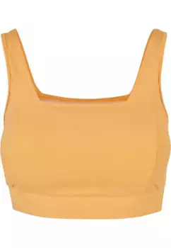 Спортивный бюстгальтер URBAN CLASSICS " Urban Classics Ladies Recycled Squared Sports Bra", оранжевый