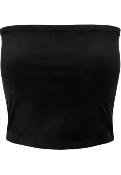 Спортивный бюстгальтер URBAN CLASSICS " Urban Classics Ladies Short Velvet Tube Top", черный