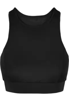 Спортивный бюстгальтер URBAN CLASSICS " Urban Classics Women's Ladies High Neck Tech Bra", черный
