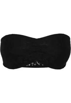 Спортивный бюстгальтер URBAN CLASSICS " Urban Classics Ladies Ladies Laces Bandeau", черный