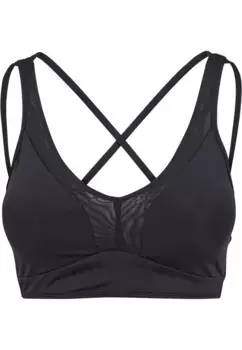 Спортивный бюстгальтер URBAN CLASSICS " Urban Classics Women's Ladies Tech Mesh Crossback Bra", черный
