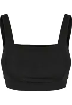 Спортивный бюстгальтер URBAN CLASSICS " Urban Classics Ladies Recycled Squared Sports Bra", черный