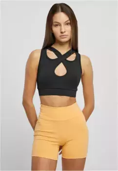 Спортивный бюстгальтер URBAN CLASSICS " Urban Classics Ladies Crossed Sports Bra", черный