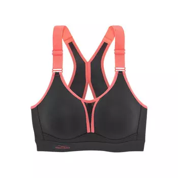 Спортивный бюстгальтер Venice Beach, цвет dunkelgrau/korallenrosa