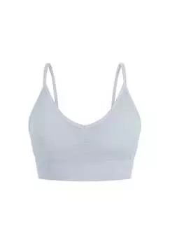 Спортивный бюстгальтер Вера батик Smilodox, голубой