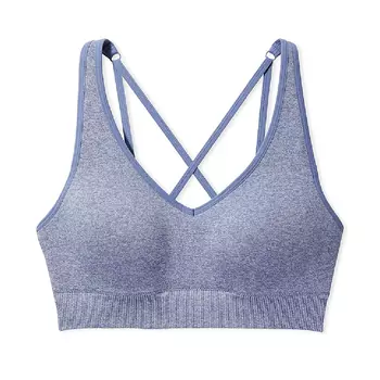Спортивный бюстгальтер Victoria's Secret Pink Seamless Air Medium-impact, голубой