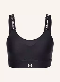 Спортивный бюстгальтер в том числе бесконечность с сеткой Under Armour, черный