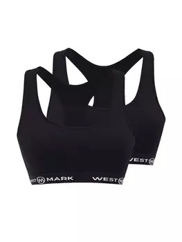 Спортивный бюстгальтер WESTMARK LONDON Bralette Sports Bra, черный