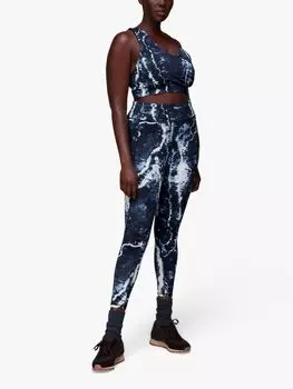 Спортивный бюстгальтер Whistles Tie Dye Racerback, синий