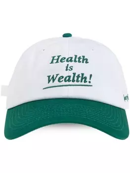Спортивный и богатый Здоровье — это богатство кепка Sporty & Rich, белый