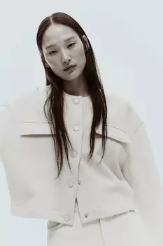 Спортивный кардиган H&M, бежевый