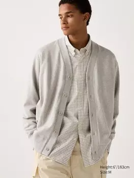 Спортивный кардиган Uniqlo, бежевый