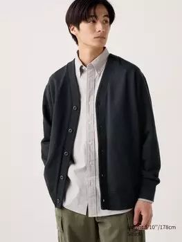 Спортивный кардиган Uniqlo, черный