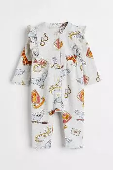 Спортивный комбинезон H&amp;M, светло-серый/гарри поттер