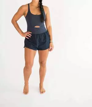 Спортивный комбинезон Joy Cutout в темно-синем цвете falcon park