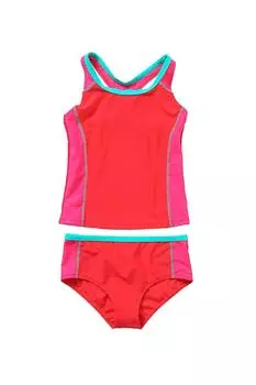 Спортивный комплект для плавания танкини H2O, красный