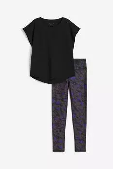 Спортивный комплект DryMove из 2 предметов H&M