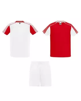 Спортивный комплект из трех предметов с боковой лентой ROLY, красный