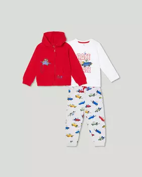 Спортивный комплект из трёх предметов для мальчика El Corte Ingls, красный