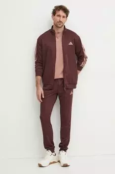 Спортивный костюм 3S FT TT TS Adidas, бордовый