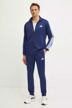 Спортивный костюм 3S FT TT TS adidas, темно-синий