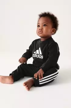 Спортивный костюм adidas Badge of Sports French Terry Essential adidas, черный