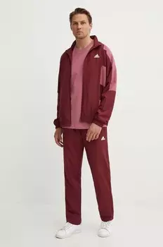 Спортивный костюм adidas, бордовый