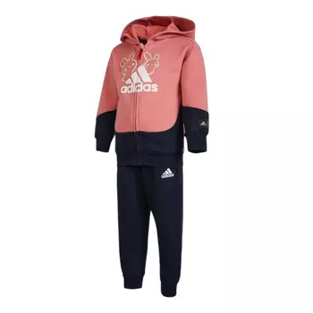 Спортивный костюм Adidas Kids Lk Kn Fzhd, розовый/синий