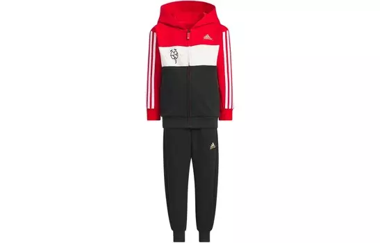 Спортивный костюм Adidas, красный/белый