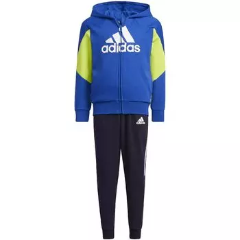 Спортивный костюм adidas Lk Logo Kn Tracksuit, синий/зеленый/белый/черный
